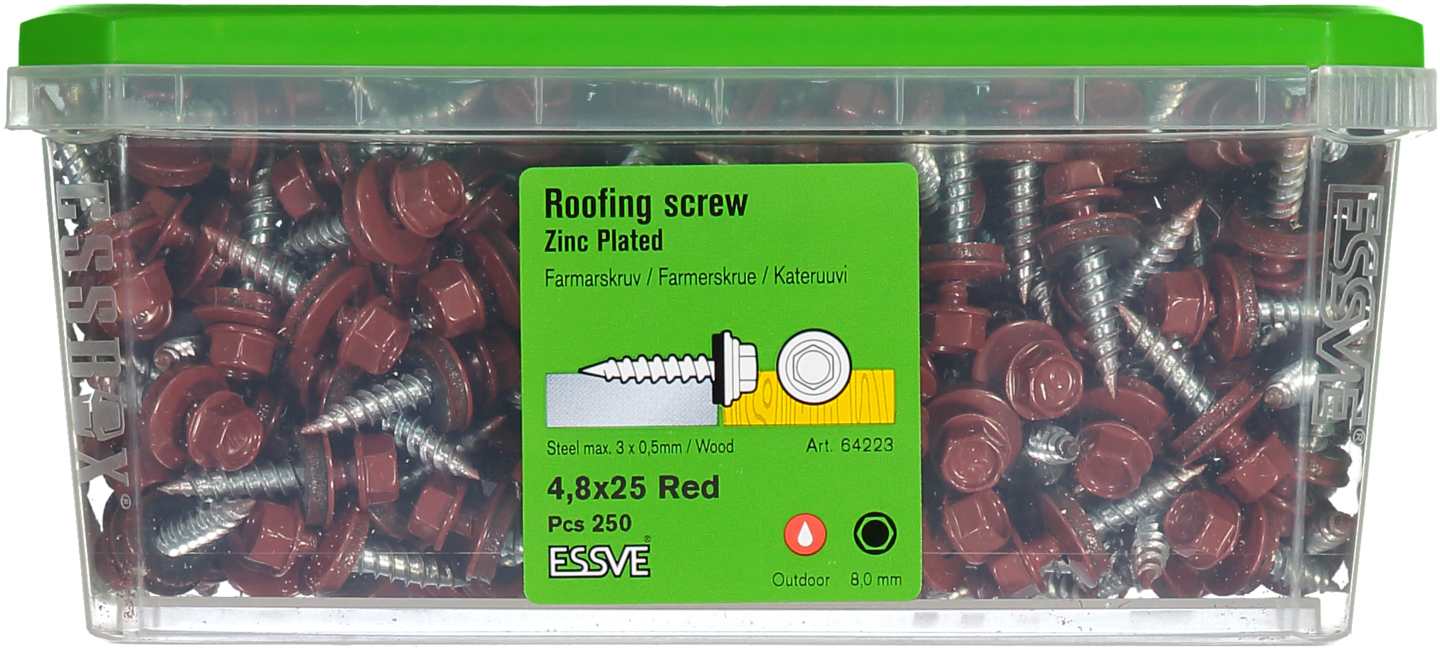 FARMARSKRUV VS ROSTRÖD 4.8X25 250ST