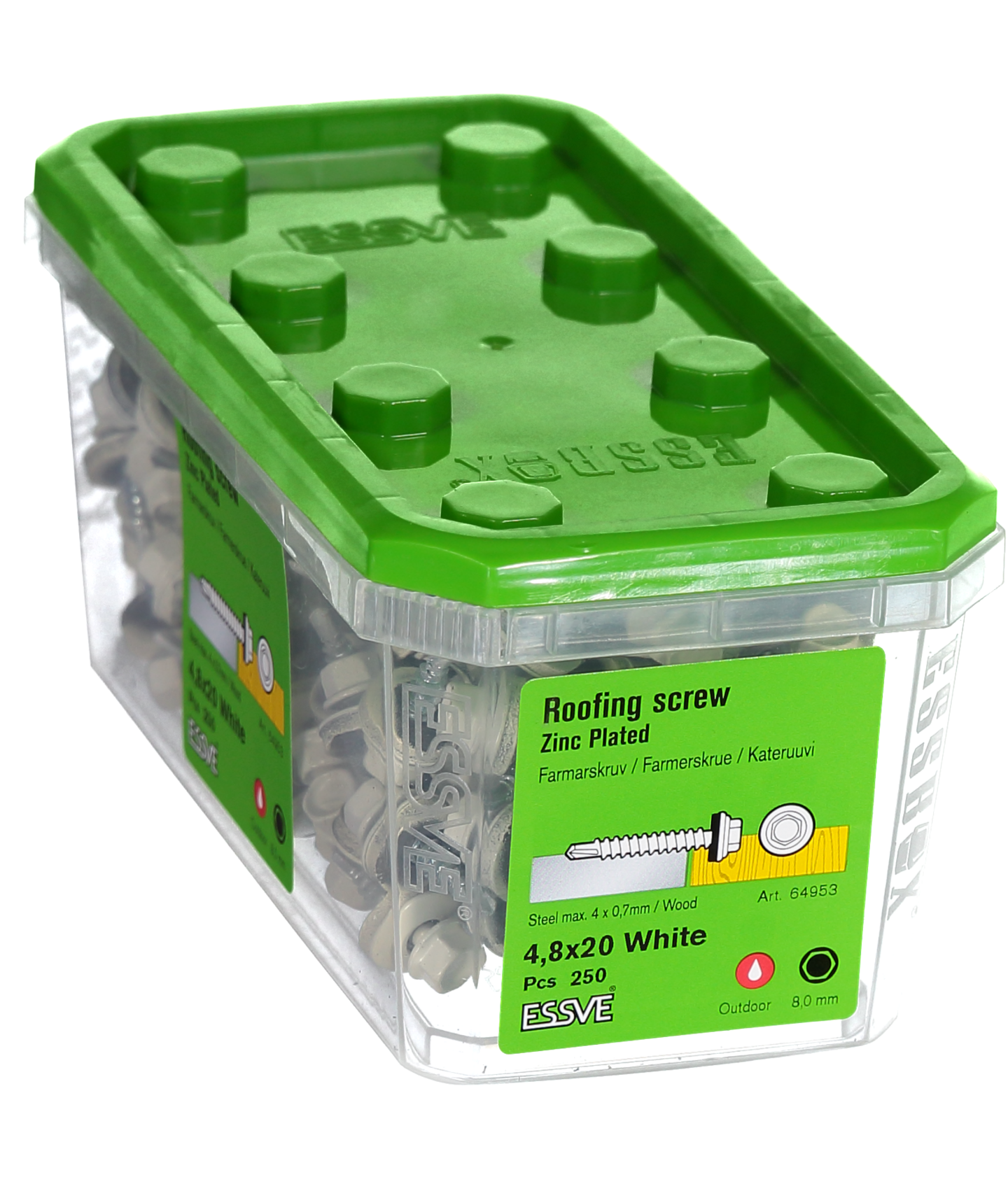 FARMARSKRUV BS RR20 4.8X20 250ST