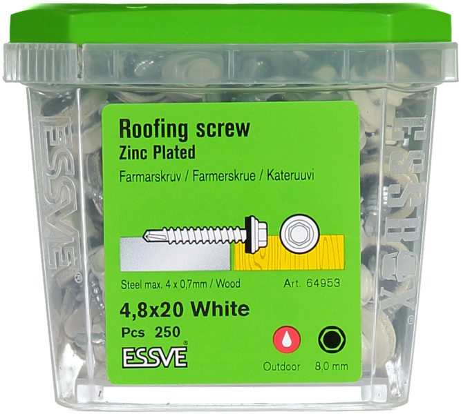 FARMARSKRUV BS RR20 4.8X20 250ST