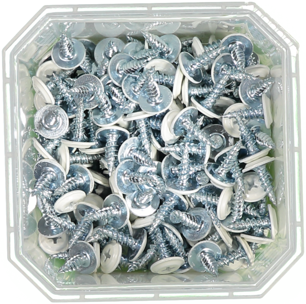 MONTAGESKRUV ESSVE MED VASS SPETS PH2 VITLACKERAD 4,2X13 250ST