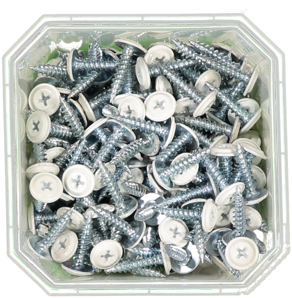 MONTAGESKRUV ESSVE MED VASS SPETS PH2 VITLACKERAD 4,2X19 250ST