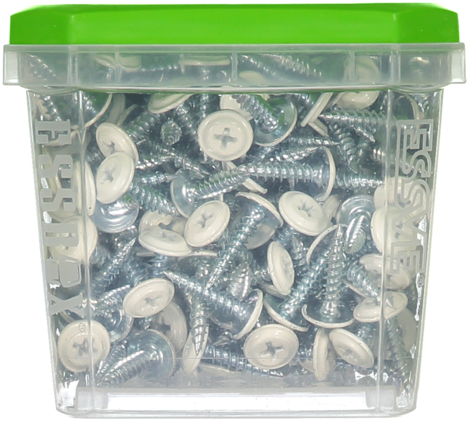 MONTAGESKRUV ESSVE MED VASS SPETS PH2 VITLACKERAD 4,2X19 250ST