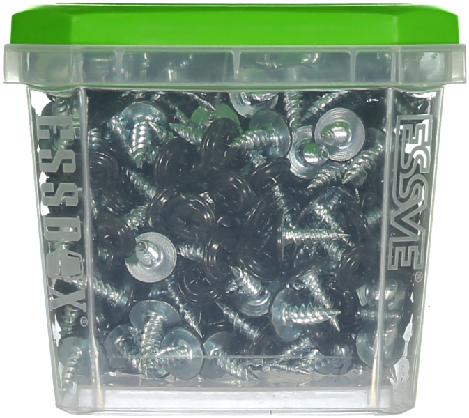 MONTAGESKRUV ESSVE MED VASS SPETS PH2 SVARTLACKERAD 4,2X13 250ST