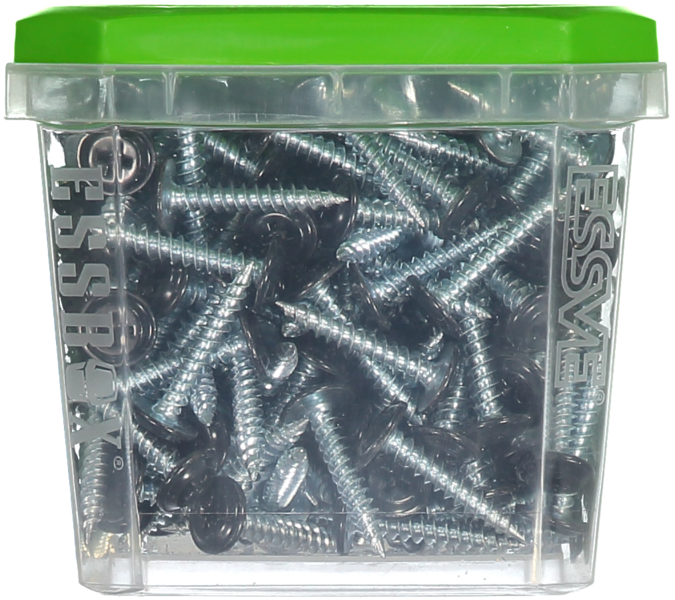 MONTAGESKRUV ESSVE MED VASS SPETS PH2 SVARTLACKERAD 4,2X25 250ST