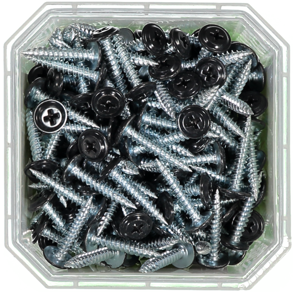 MONTAGESKRUV ESSVE MED VASS SPETS PH2 SVARTLACKERAD 4,2X25 250ST