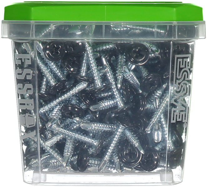 MONTAGESKRUV ESSVE MED BORRSPETS PH2 SVARTLACKERAD 4,2X25 250ST