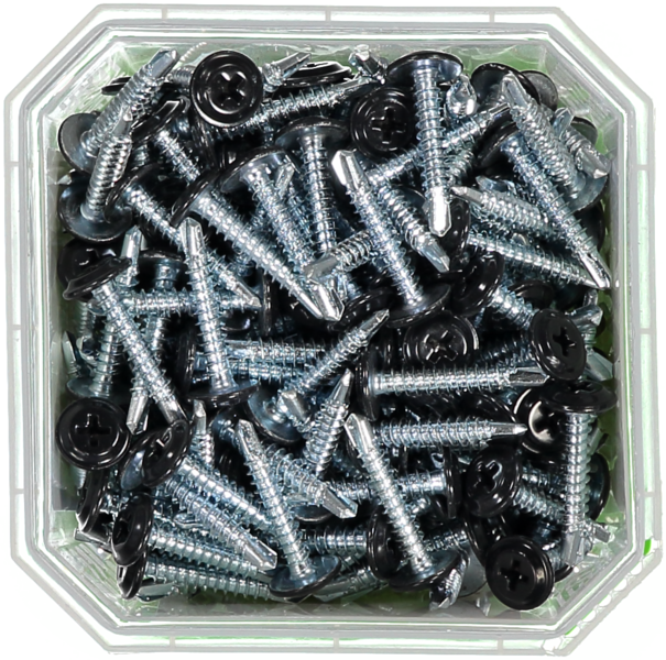 MONTAGESKRUV ESSVE MED BORRSPETS PH2 SVARTLACKERAD 4,2X25 250ST