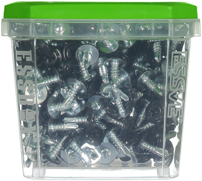 MONTAGESKRUV ESSVE MED BORRSPETS PH2 SVARTLACKERAD 4,2X13 250ST