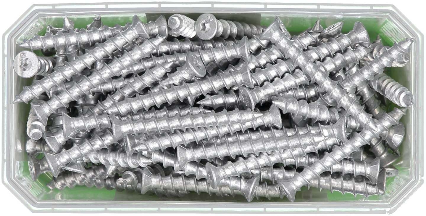 LÄTTBETONGSKRUV 8X65 CS 100ST FÖRSÄNKT SKALLE