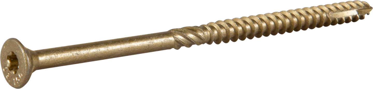 TRÄSKRUV ESSVE CUTTERS FÖRSÄNKT HUVUD CORRSEAL 8,0X150 50ST