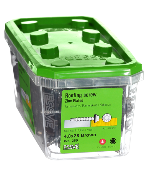 FARMARSKRUV BS BRUN 4.8X28 250ST