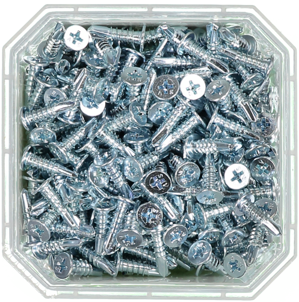 MONTAGESKRUV ESSVE MED BORRSPETS PH2 FZB 4,8X17 500ST