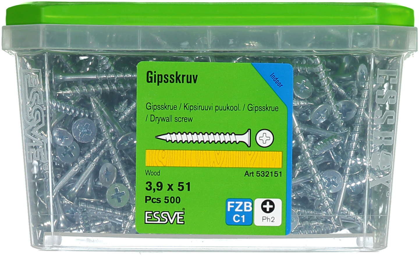 GIPSSKRUV FZB 3,9X51 500ST