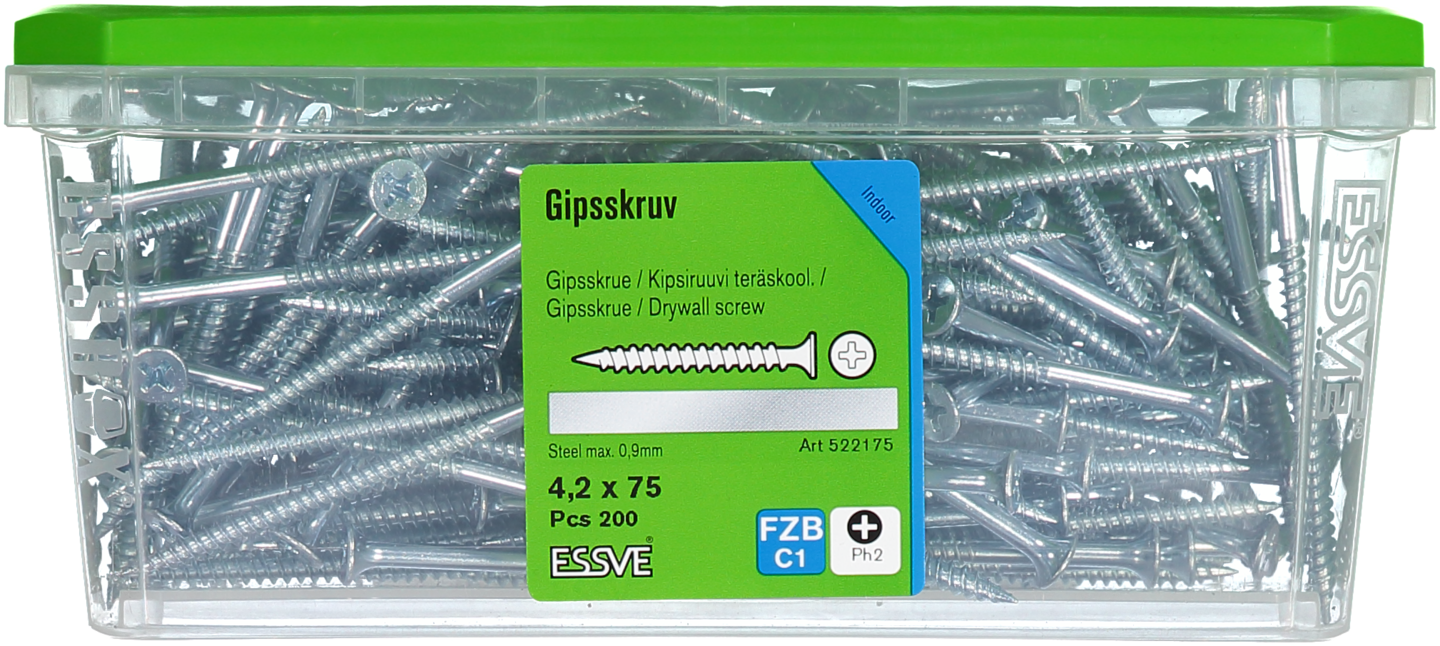 GIPSSKRUV FZB 4,2X75 200ST