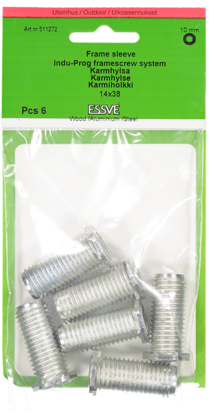 KARMHYLSA INDUPROGRAMA ZN 38MM 6ST