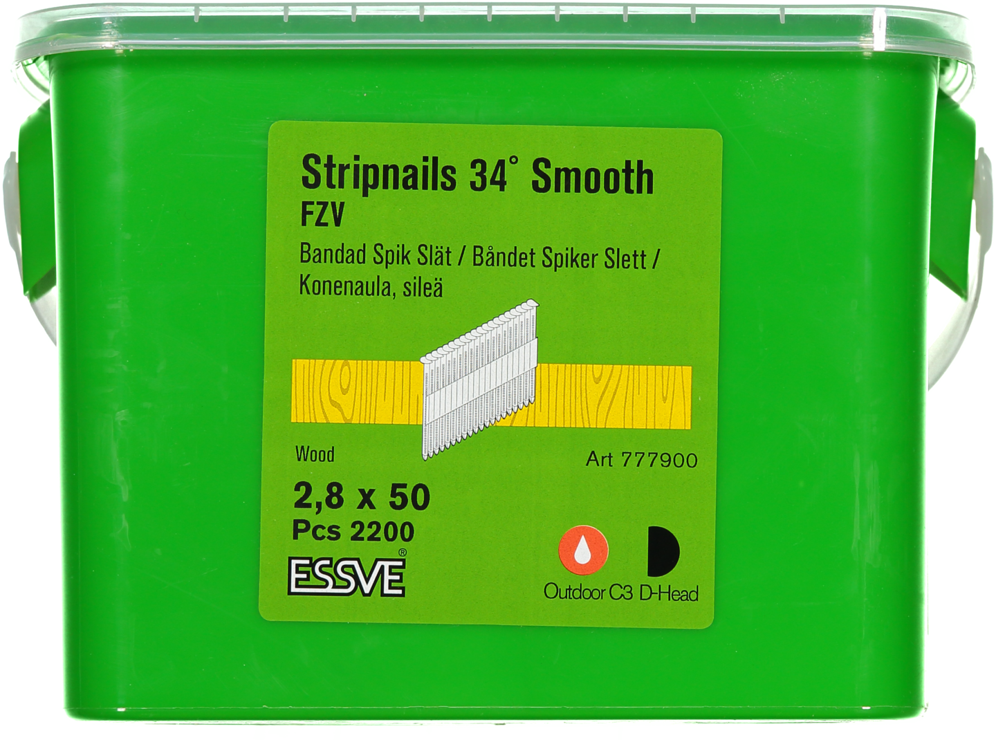 MASKINSPIK S34G FZV 2,8X50 2200ST