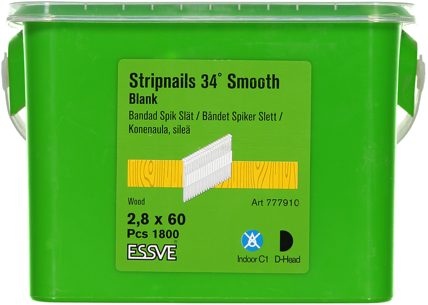 MASKINSPIK S34G BL 2,8X60 1800ST