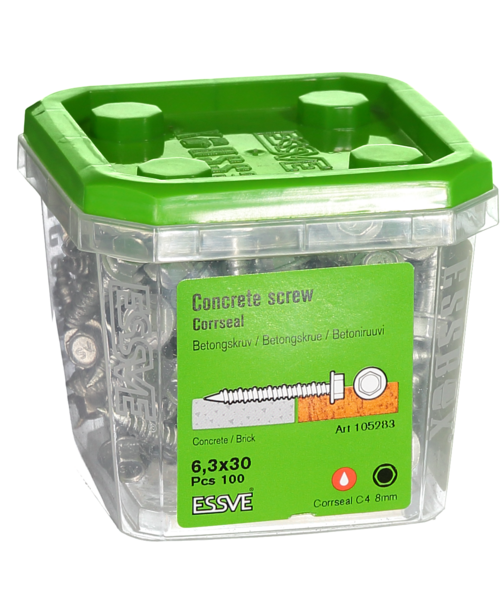 BETONGSKRUV 6KF CS 6.3X30 100ST