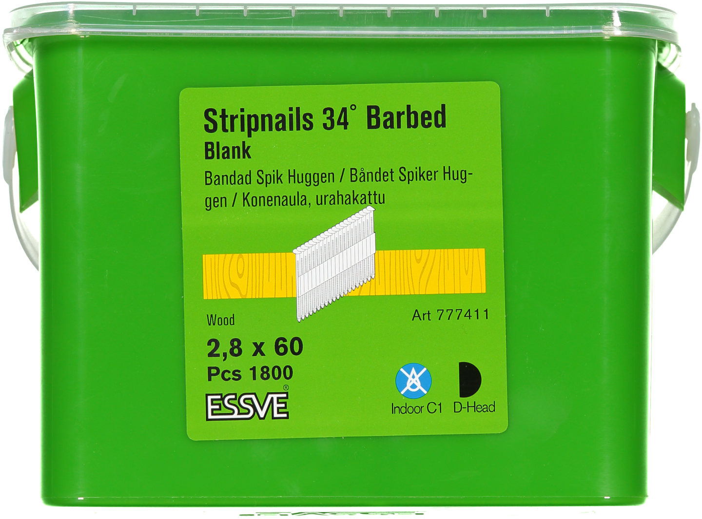 RINGSPIK HUGGEN 34G FZB 2,8X60 1800ST