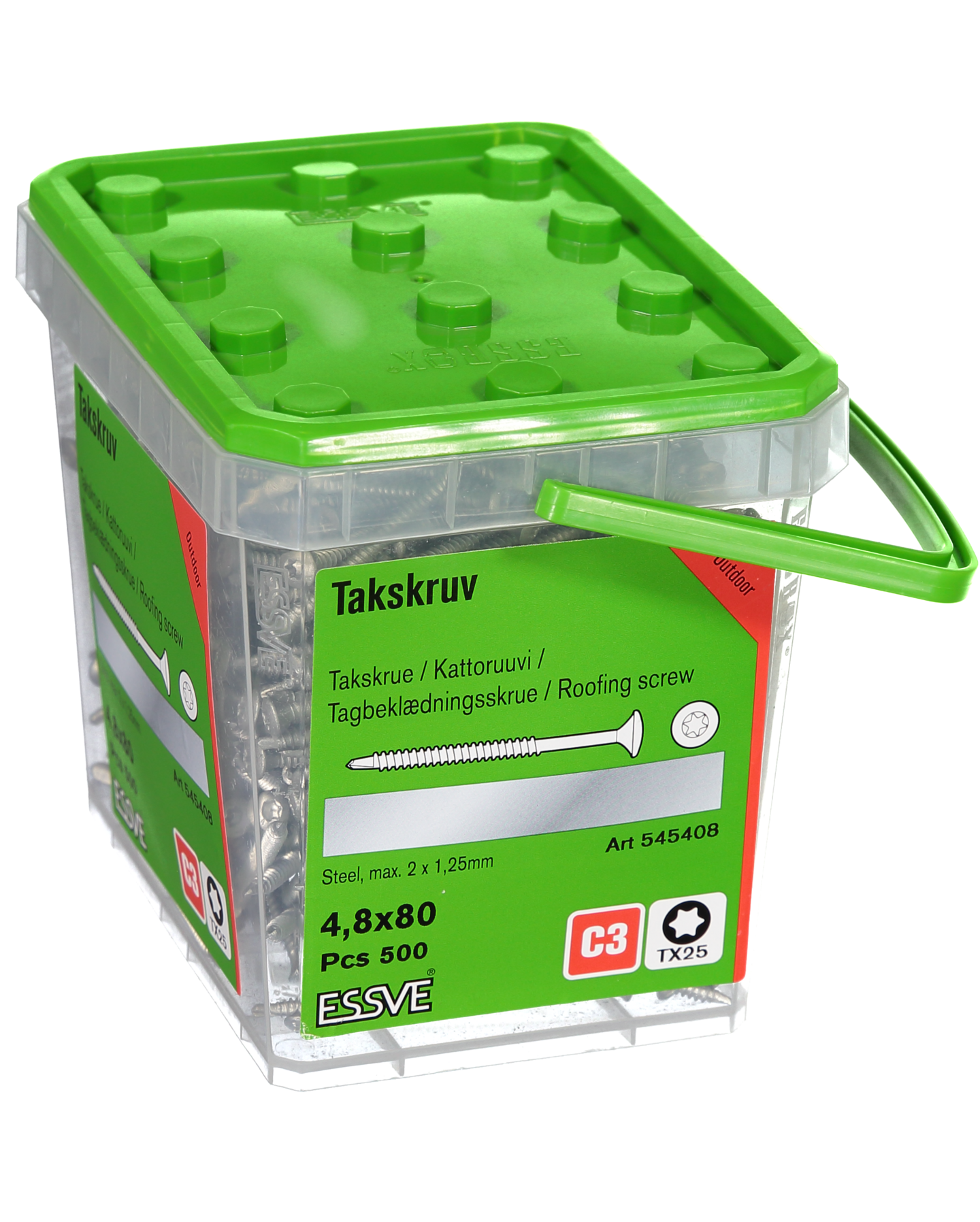 TAKSKRUV BS TX SENTRI 4.8X80 500ST
