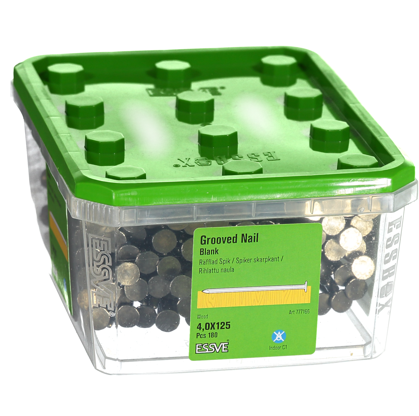 TRÅDSPIK RÄFFLAD OBH 125X4.0 PAKET 180ST