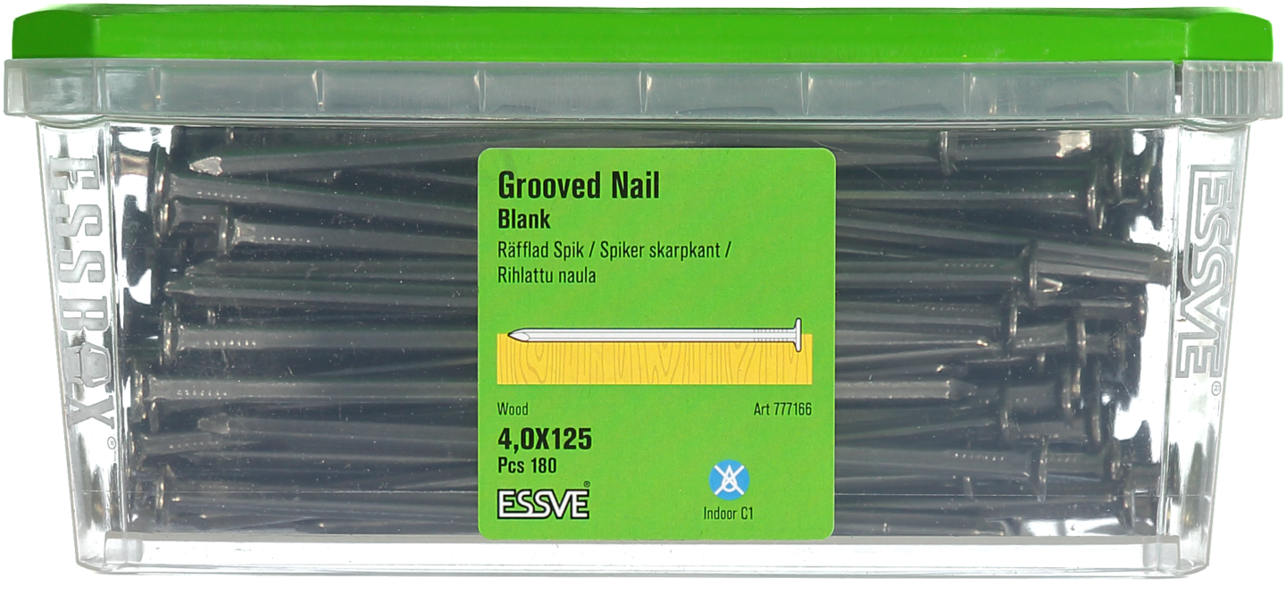 TRÅDSPIK RÄFFLAD OBH 125X4.0 PAKET 180ST