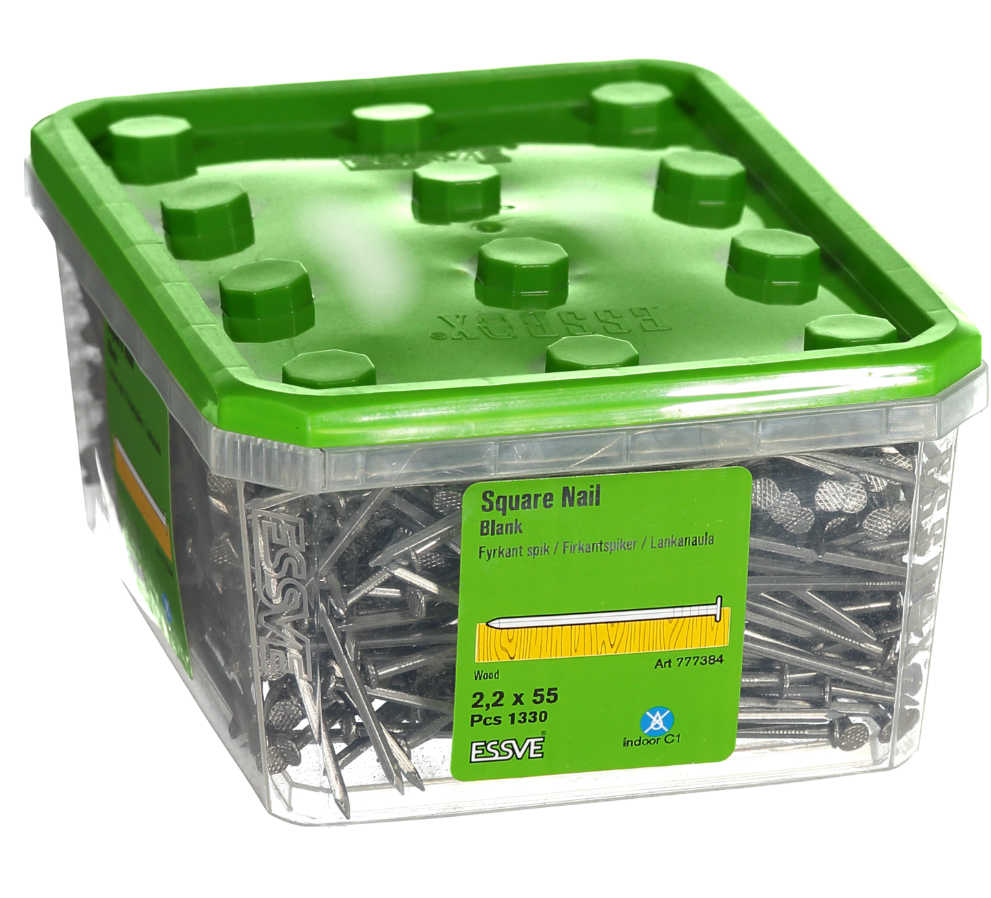 TRÅDSPIK FYRKANT OBH 55X2.2 1330ST