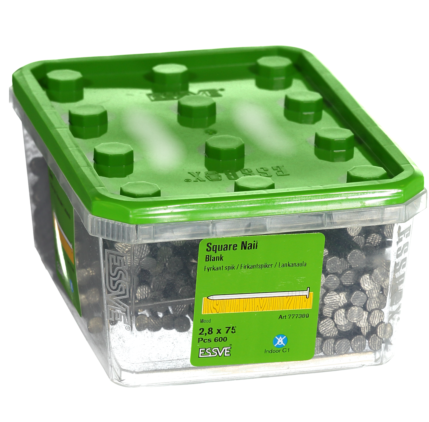 TRÅDSPIK FYRKANT OBH 75X2.8 600ST