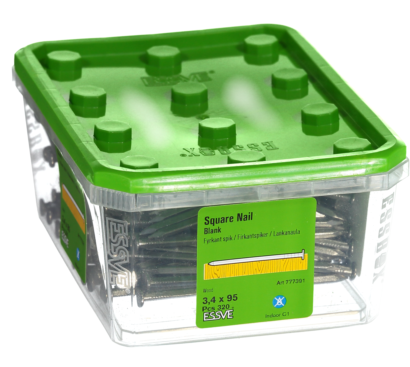 TRÅDSPIK FYRKANT OBH 95X3.4 320ST
