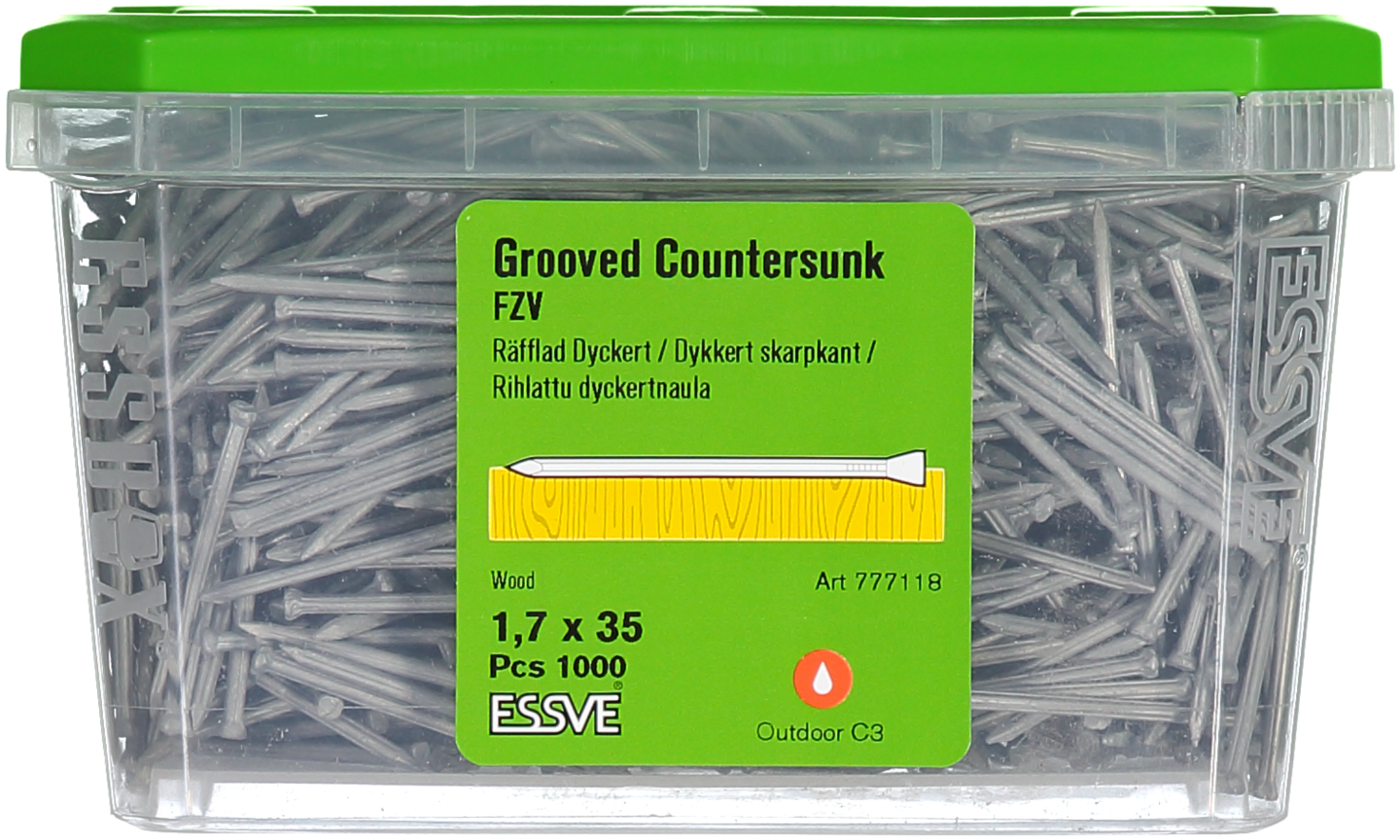 DYCKERT ESSVE RÄFFLAD FZV P 1,7X35 1000ST