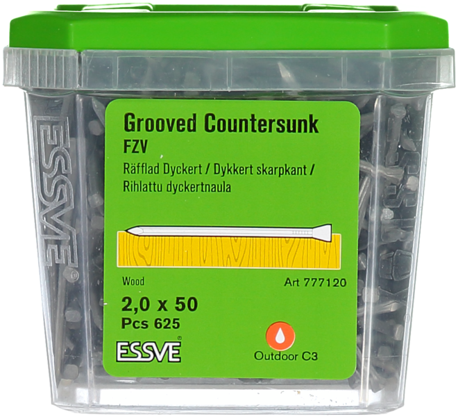 DYCKERT ESSVE RÄFFLAD FZV 2,0X50 625ST