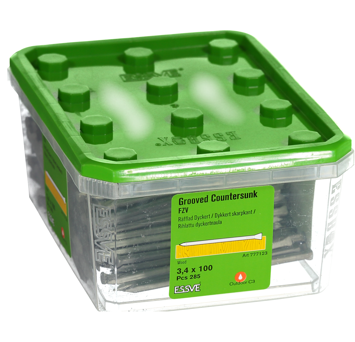 DYCKERT ESSVE RÄFFLAD FZV 3,4X100 285ST