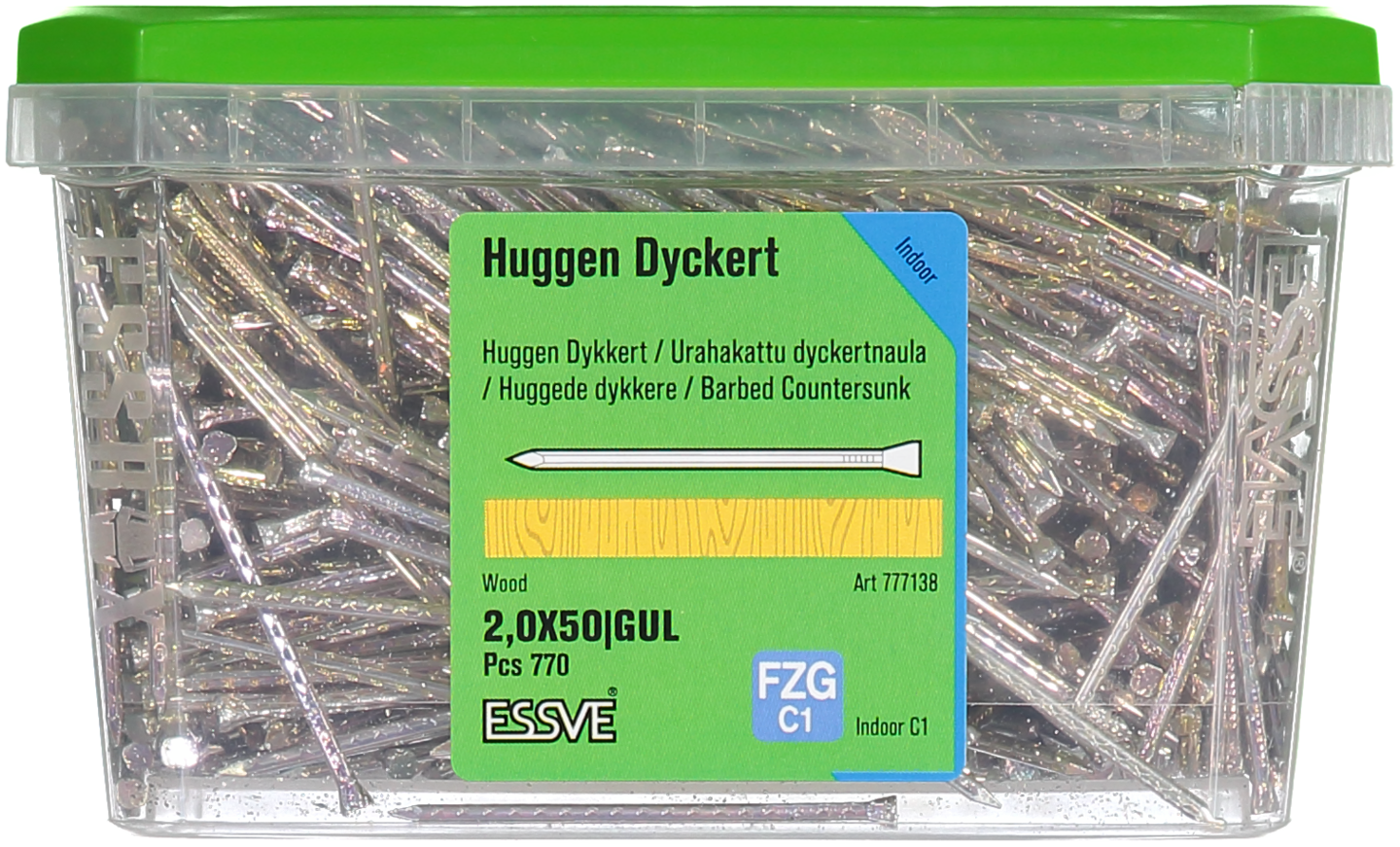DYCKERT ESSVE RÄFFLAD HUGGEN GULKROM 50X2.0 770ST