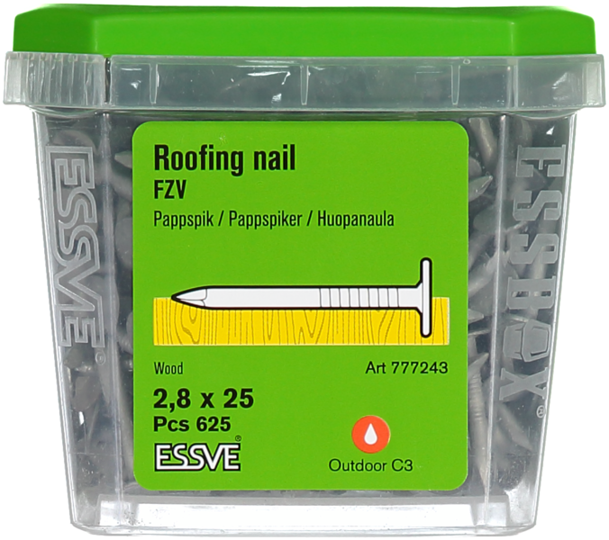 PAPPSPIK ESSVE RUND FZV P 2,8X25 625ST