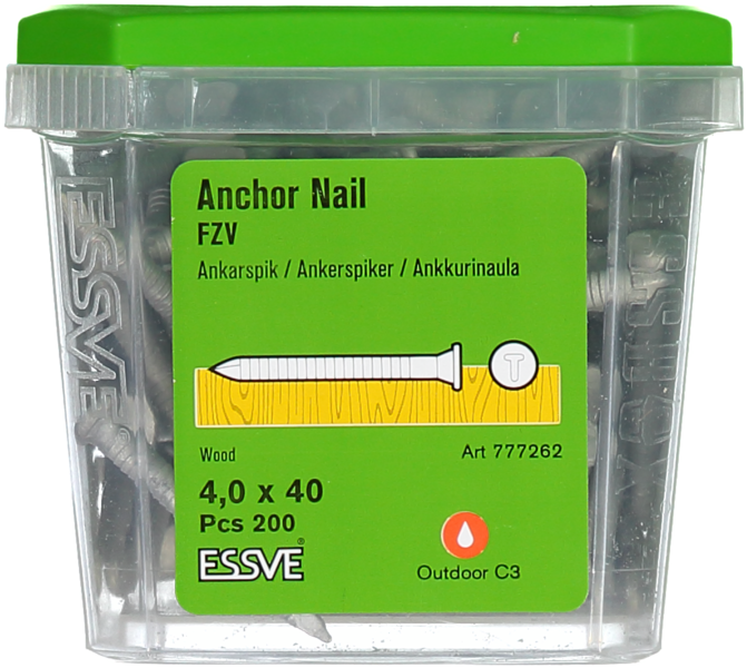 ANKARSPIK FLAT FZV 40X4.0 FP/200