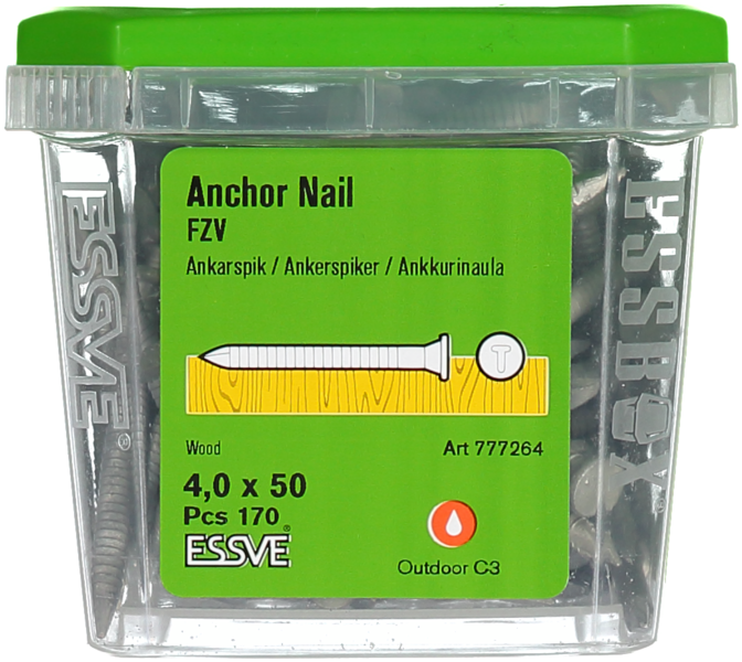 ANKARSPIK FLAT FZV 50X4.0 170P