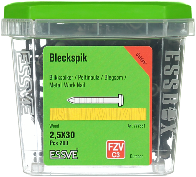 BLECKSPIK FZV SVART 30X2,5 FP/200 M TÄTNING