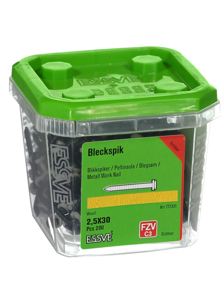 BLECKSPIK FZV SVART 30X2,5 FP/200 M TÄTNING