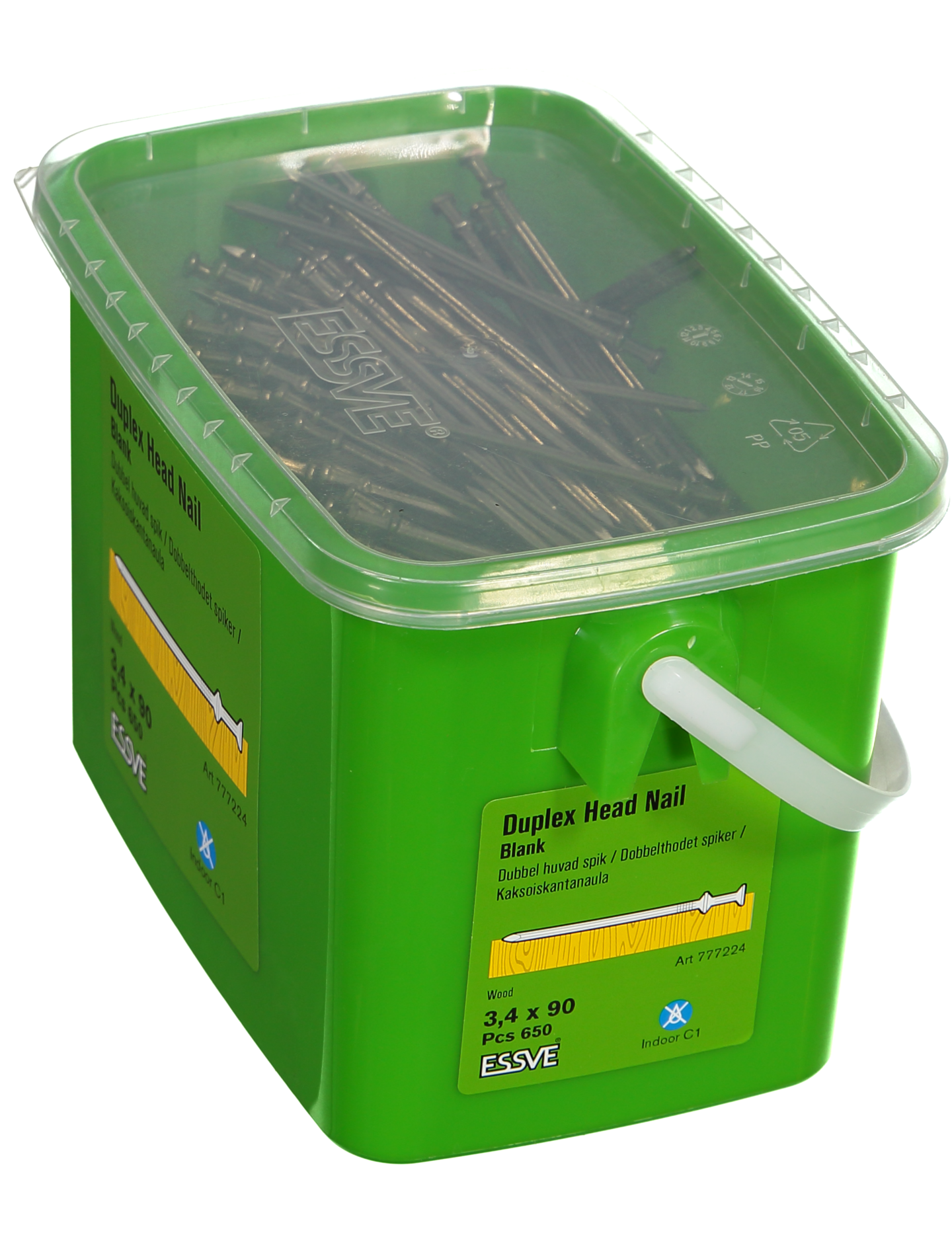 TRÅDSPIK DUBBELHUVA OBH 90X3.4 MINI 650ST