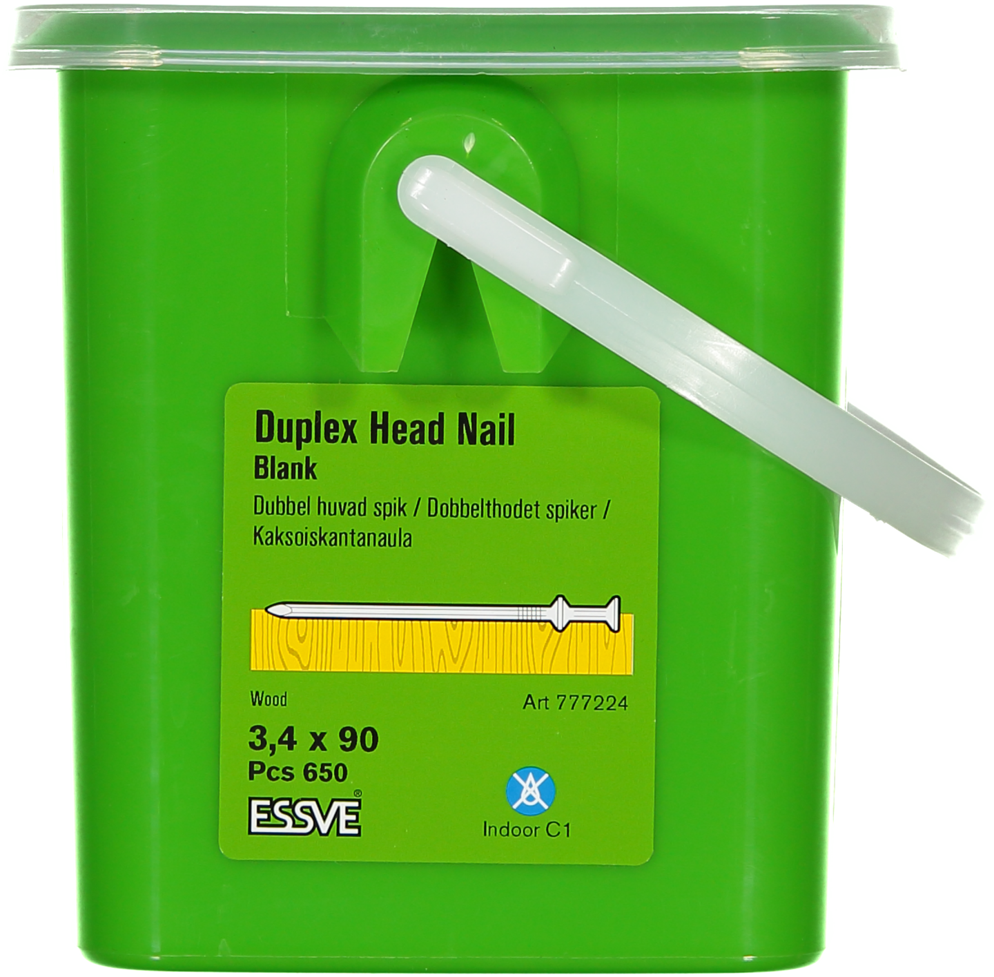 TRÅDSPIK DUBBELHUVA OBH 90X3.4 MINI 650ST