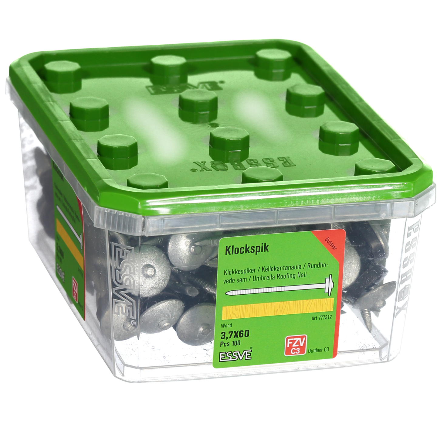 KLOCKSPIK FZV 60X3.7  FP/100