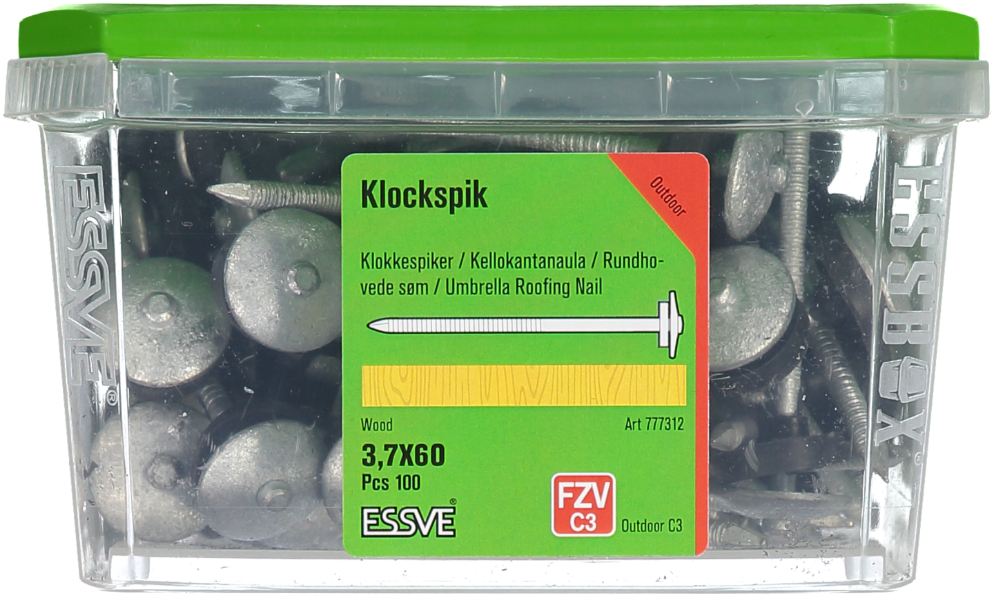 KLOCKSPIK FZV 60X3.7  FP/100