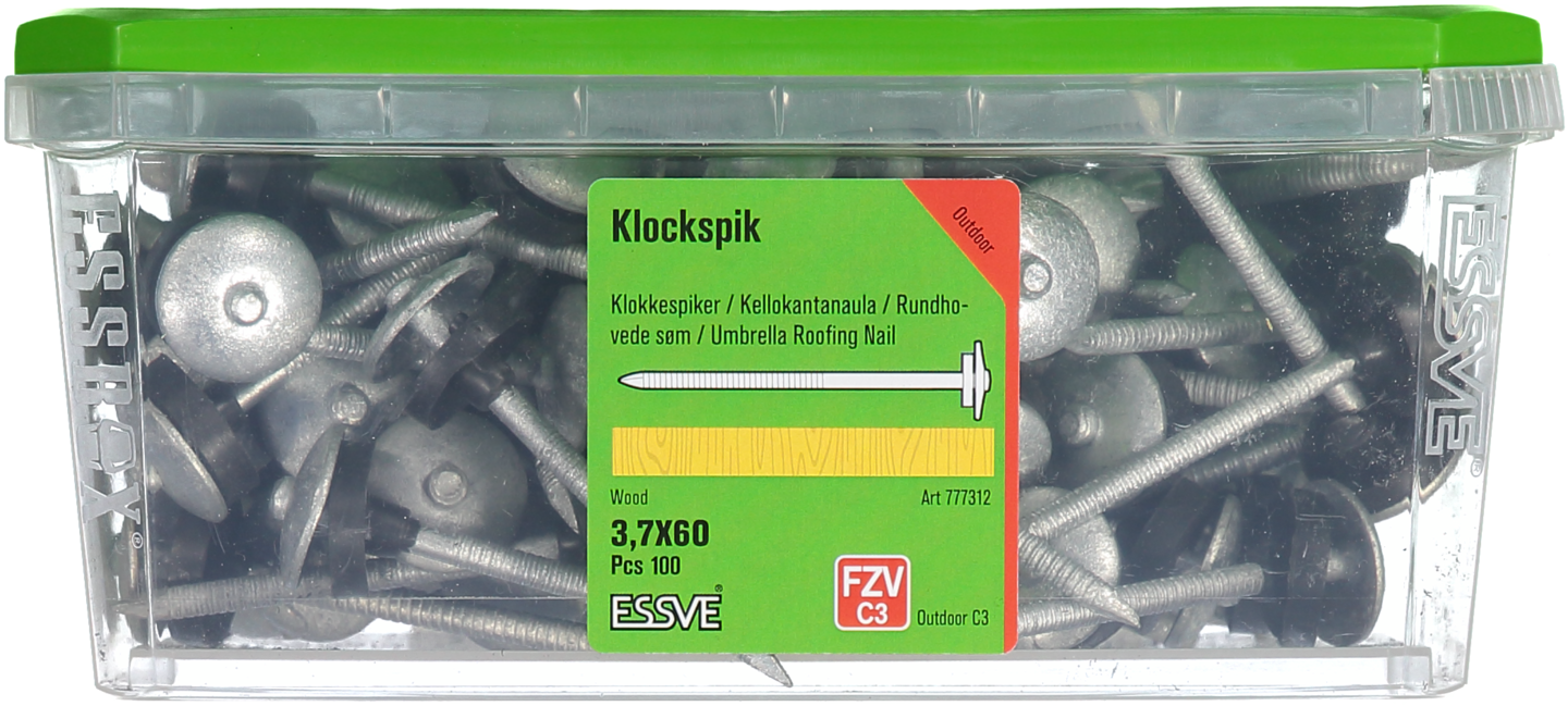 KLOCKSPIK FZV 60X3.7  FP/100