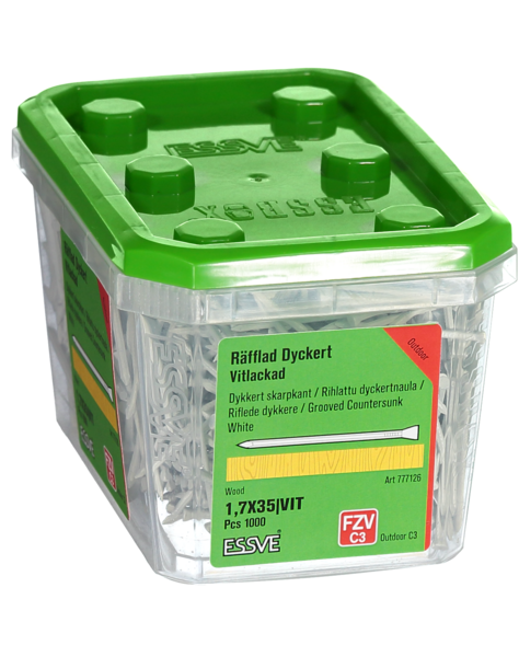 DYCKERT ESSVE VITLACKERAD 1,7X35 1000ST