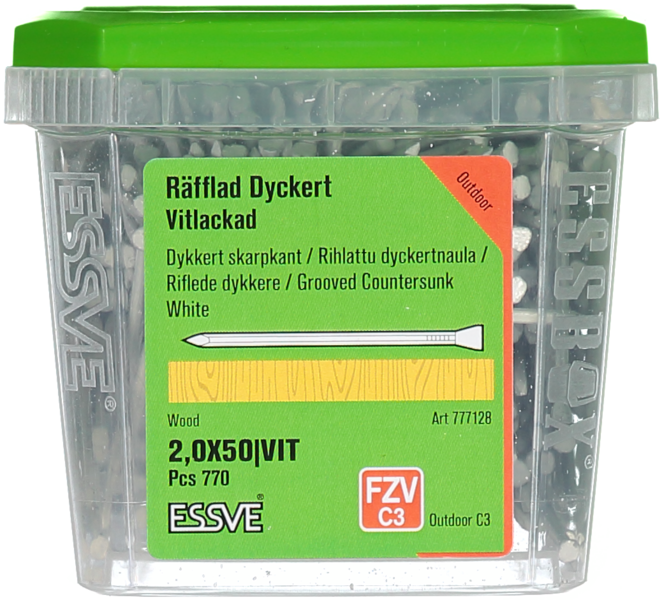 DYCKERT ESSVE VITLACKERAD 2,0X50 770ST