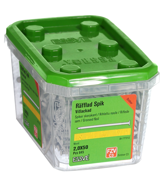 SPIK ESSVE RÄFFLAD VIT LKH 2,0X50 645ST