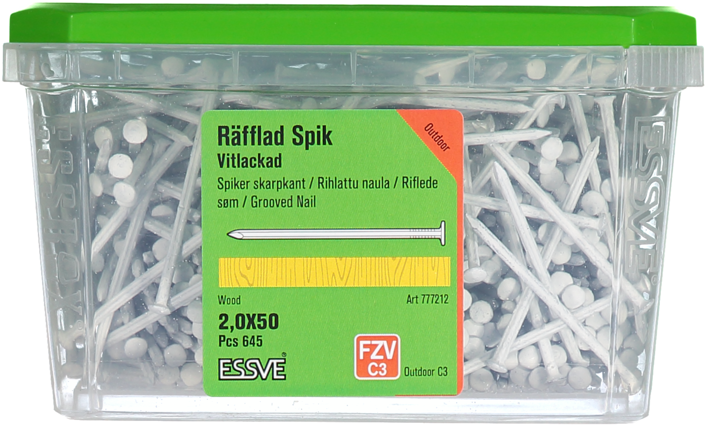 SPIK ESSVE RÄFFLAD VIT LKH 2,0X50 645ST