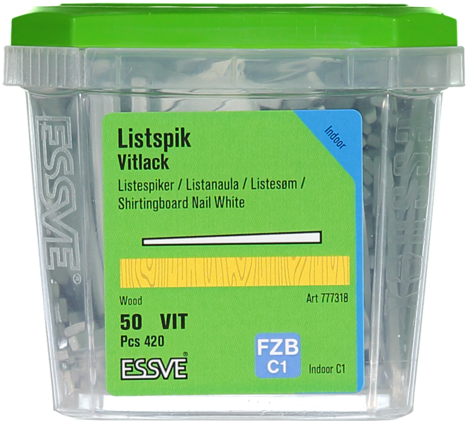 LISTSPIK FZB VIT 50MM FP/420