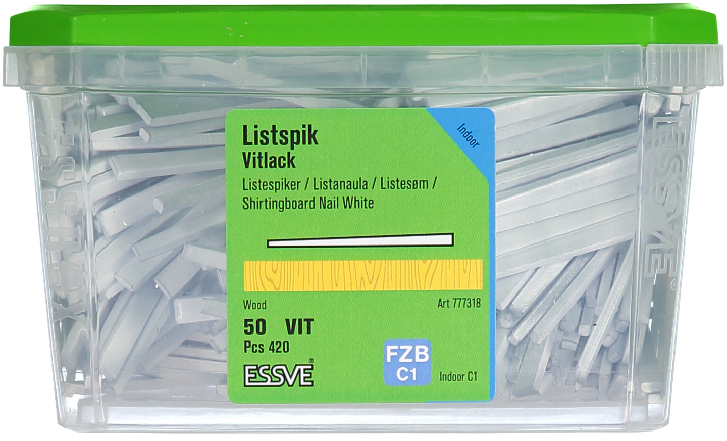 LISTSPIK FZB VIT 50MM FP/420