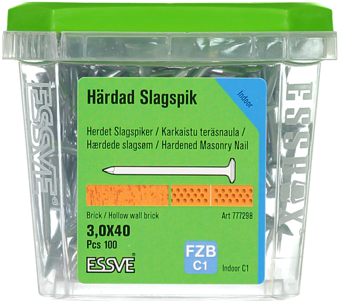 SLAGSPIK FZB 40X3.0 100ST ESSVE